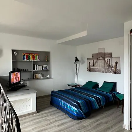 Rez-de-jardin Dans Maison Avec Piscine 아파트