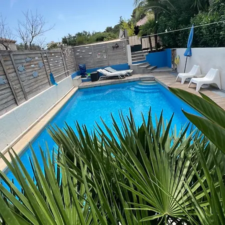 Rez-de-jardin Dans Maison Avec Piscine Appartamento Villeneuve-Loubet